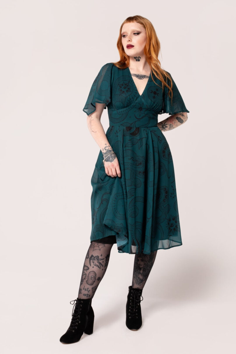 Venom Midi Dress  Shop now at Kitty Darling