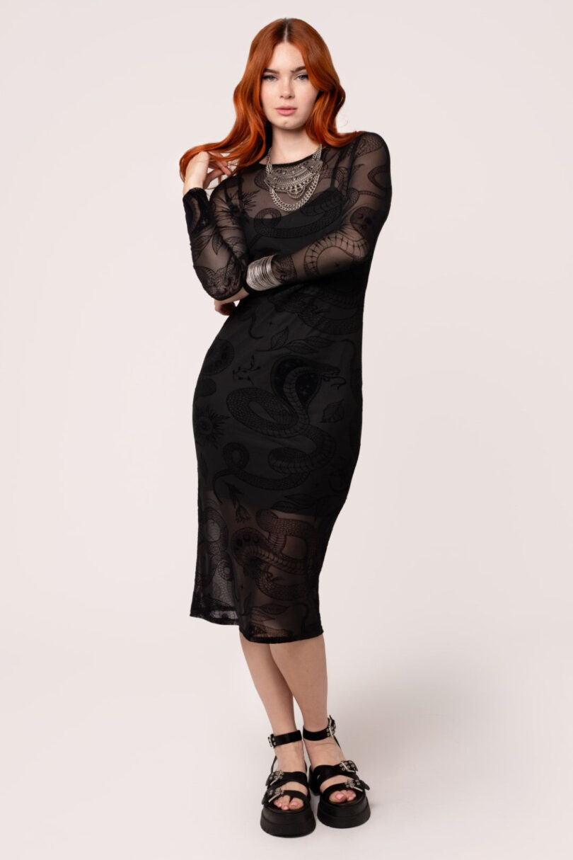 Snake Charmer Dress  Shop now at Kitty Darling