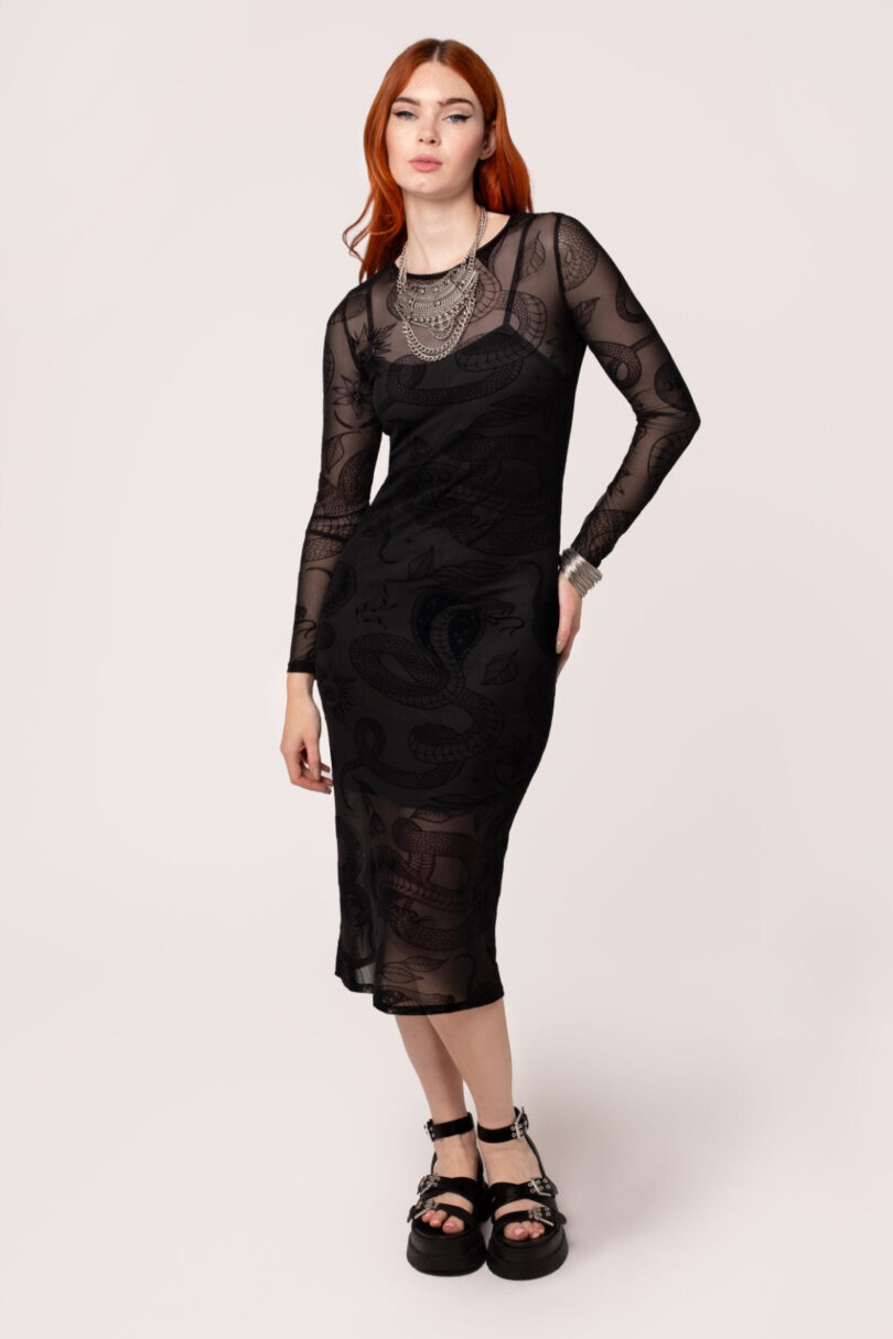 Snake Charmer Dress  Shop now at Kitty Darling