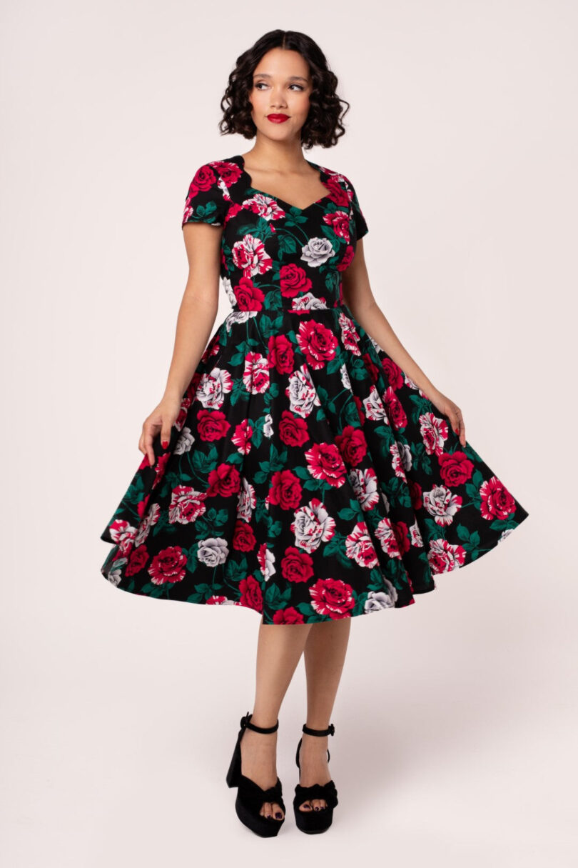 Paint Me Roses Dress  Shop now at Kitty Darling
