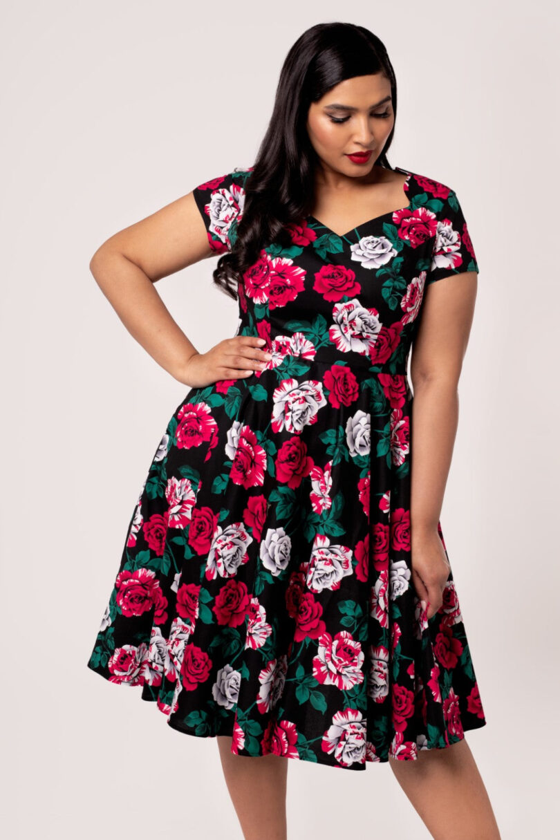 Paint Me Roses Dress  Shop now at Kitty Darling