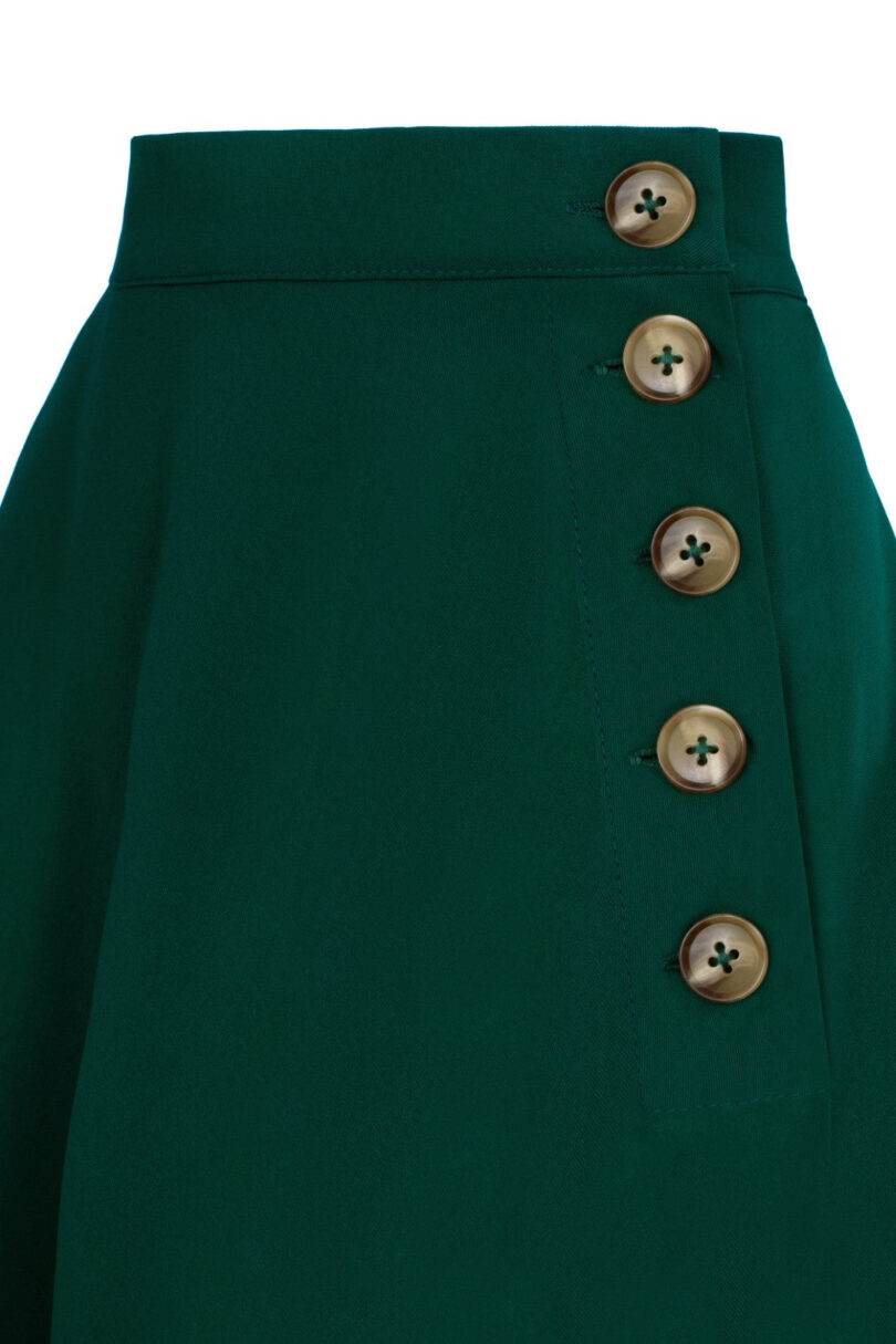 Ravenwood Skirt Dark Green  Shop now at Kitty Darling