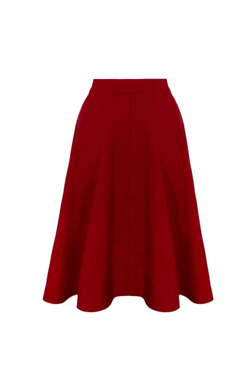 Ravenwood Skirt Dark Red  Shop now at Kitty Darling