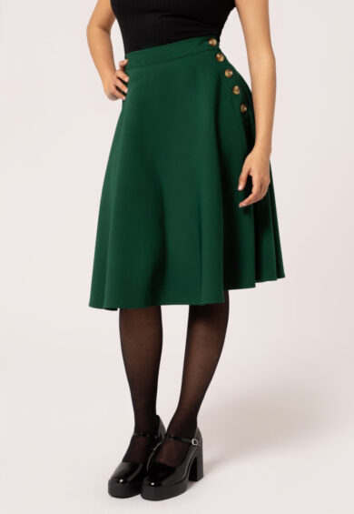 Ravenwood Skirt Dark Green – Skirt | Kitty Darling