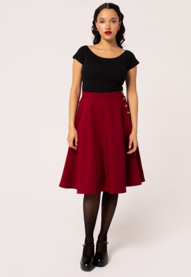 Ravenwood Skirt Dark Red – Skirt | Kitty Darling