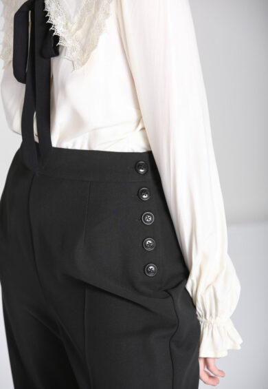 Ginger Swing Trousers Black – Trousers | Kitty Darling