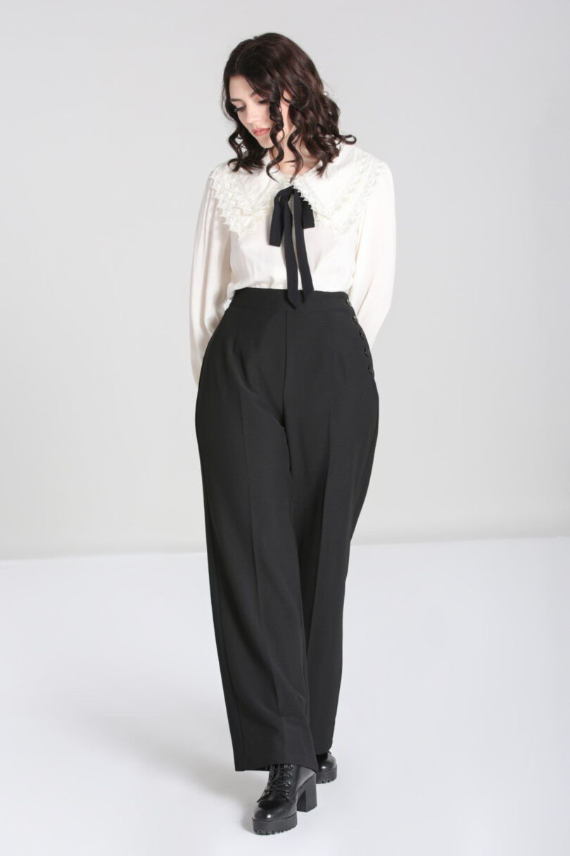 Ginger Swing Trousers Black  Shop now at Kitty Darling