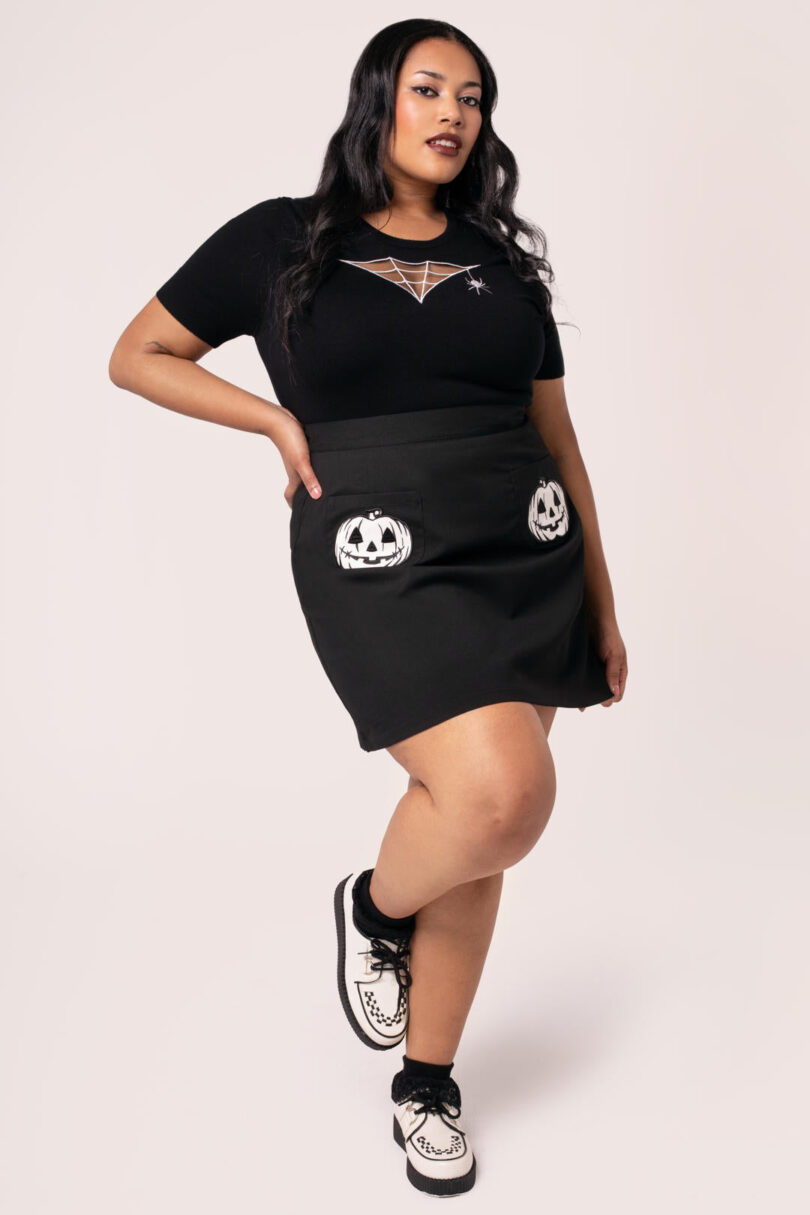 Skelli Skirt  Shop now at Kitty Darling