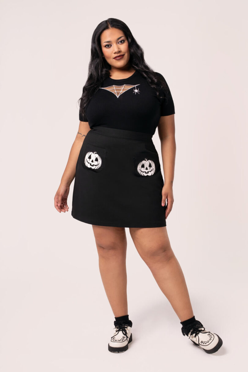 Skelli Skirt  Shop now at Kitty Darling