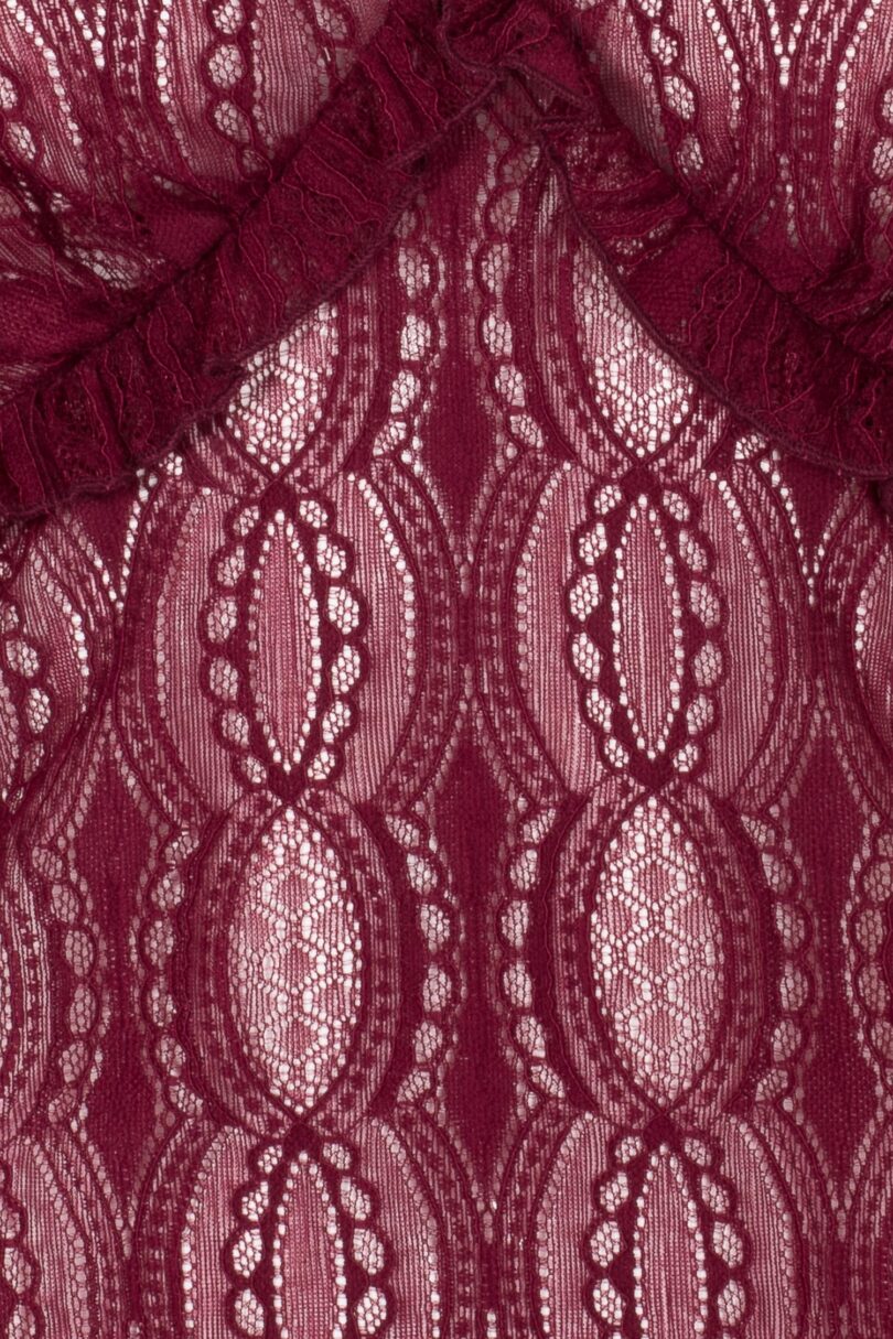 Rhea Top Burgundy  Shop now at Kitty Darling