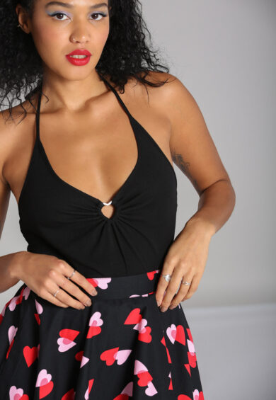 Cheryl Top BLK – Tops | Kitty Darling