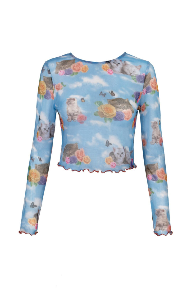 Kitsch Kitty Top  Shop now at Kitty Darling