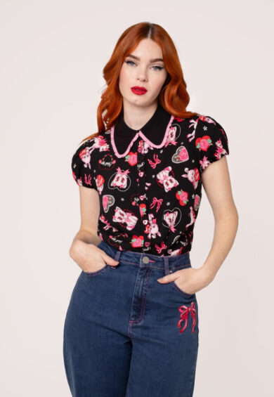 Not Into You Blouse – Shirts and Blouses | Kitty Darling