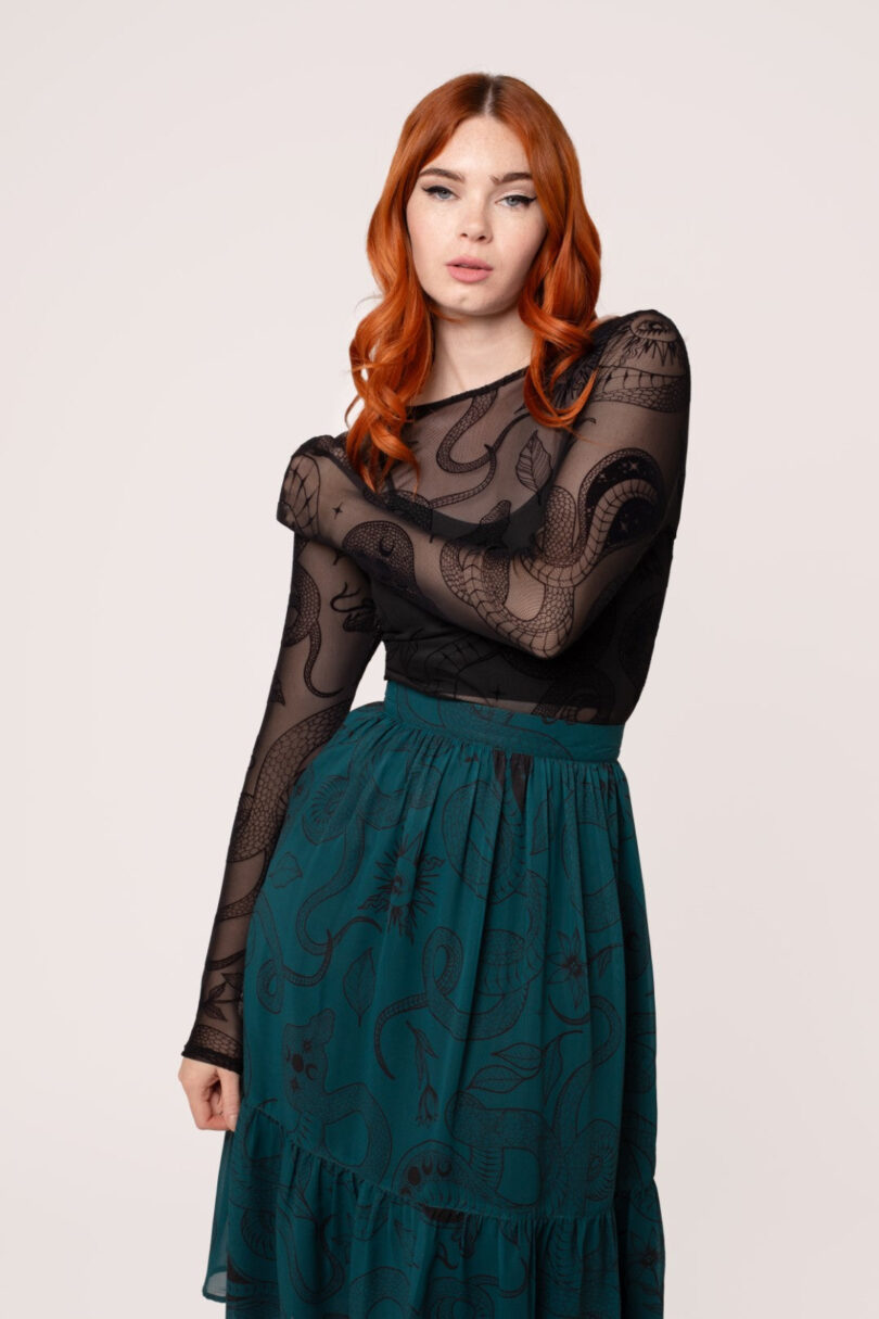 Snake Charmer Top  Shop now at Kitty Darling