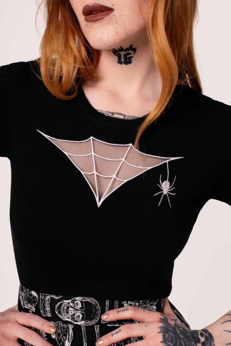 Cobweb Top  Shop now at Kitty Darling