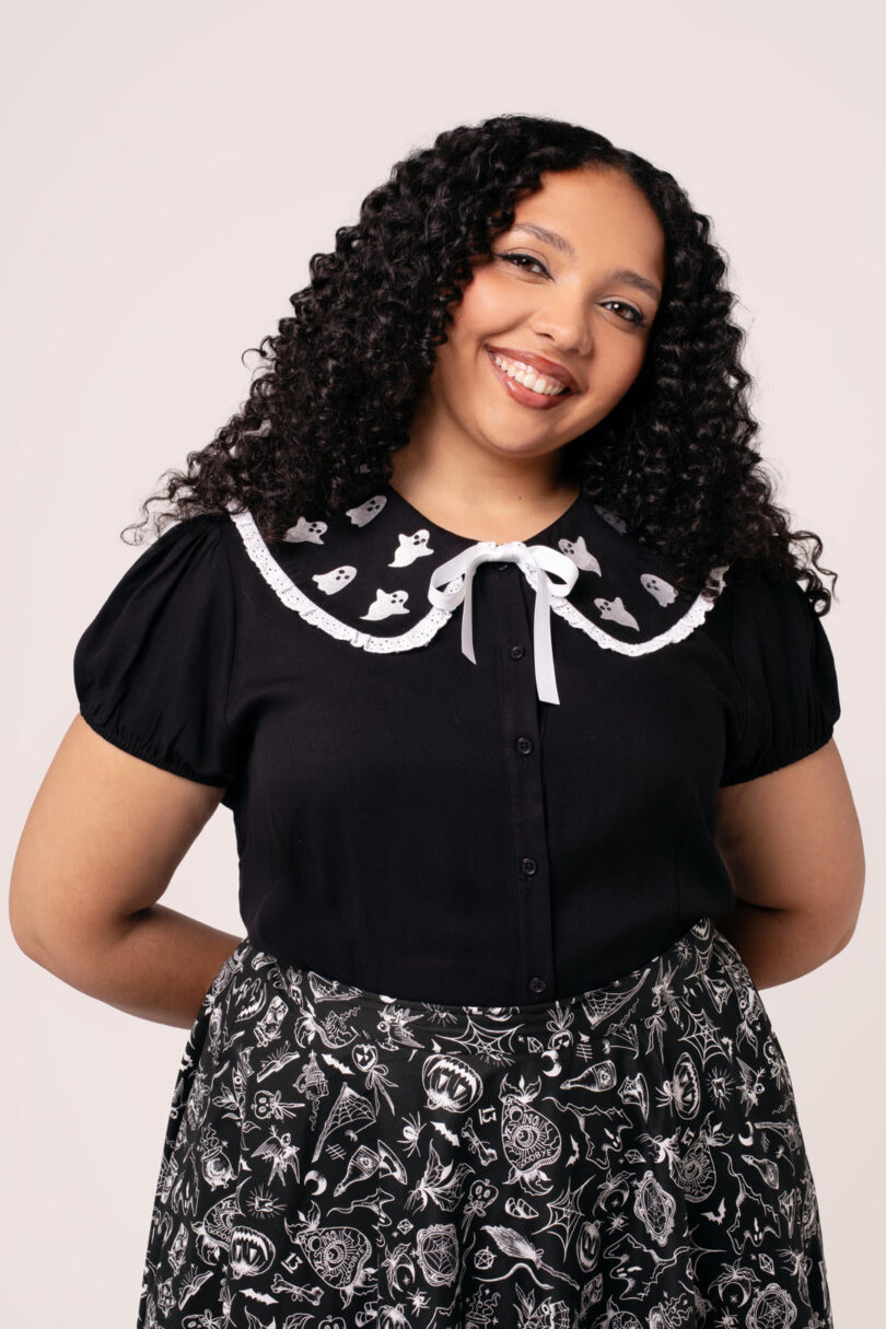 Phantomette Blouse  Shop now at Kitty Darling