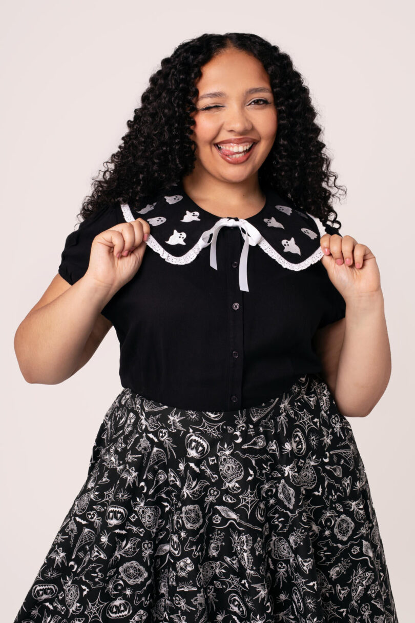 Phantomette Blouse  Shop now at Kitty Darling