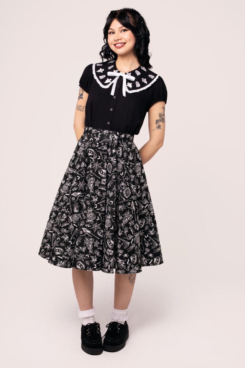 Phantomette Blouse  Shop now at Kitty Darling