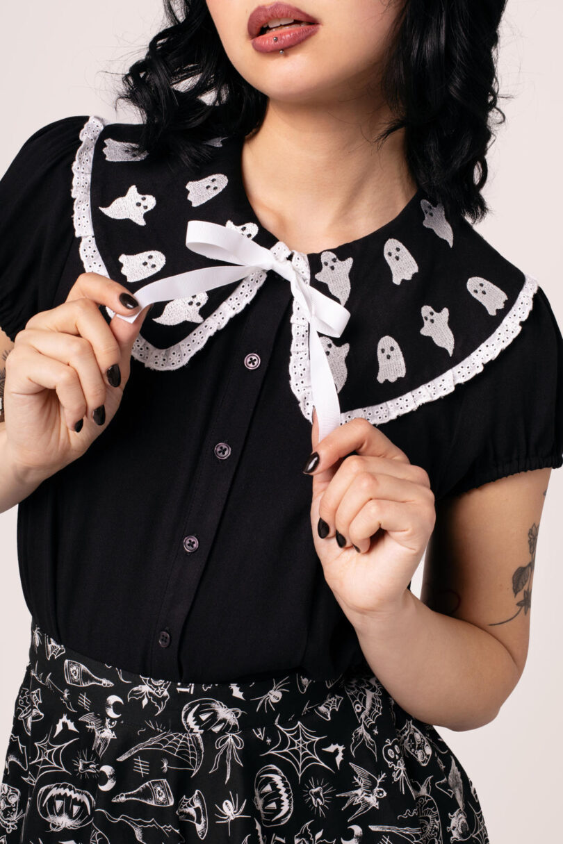 Phantomette Blouse  Shop now at Kitty Darling