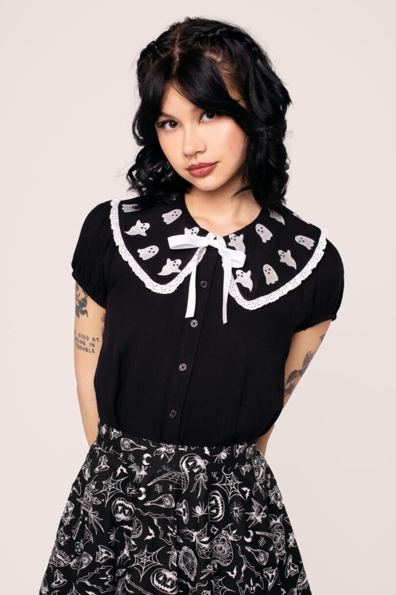 Phantomette Blouse  Shop now at Kitty Darling