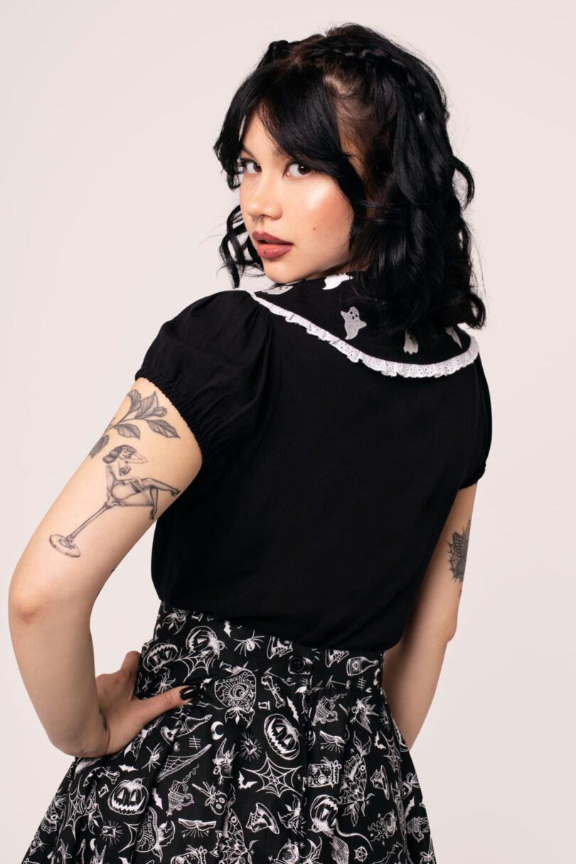 Phantomette Blouse  Shop now at Kitty Darling