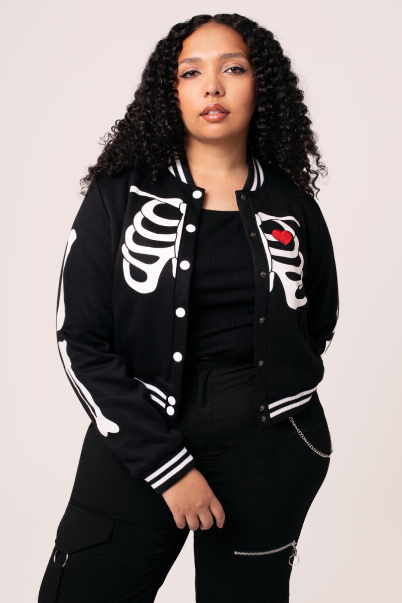 Skeleton Girl Jacket  Shop now at Kitty Darling