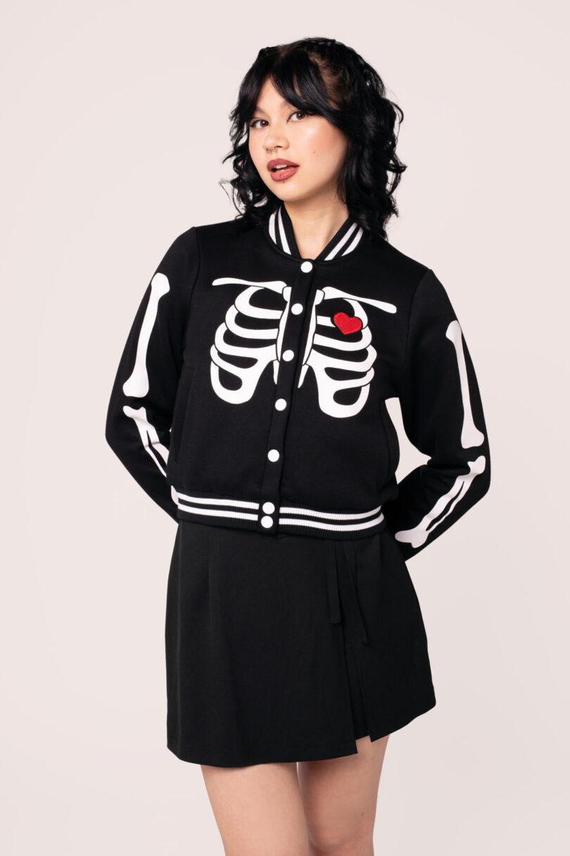 Skeleton Girl Jacket  Shop now at Kitty Darling