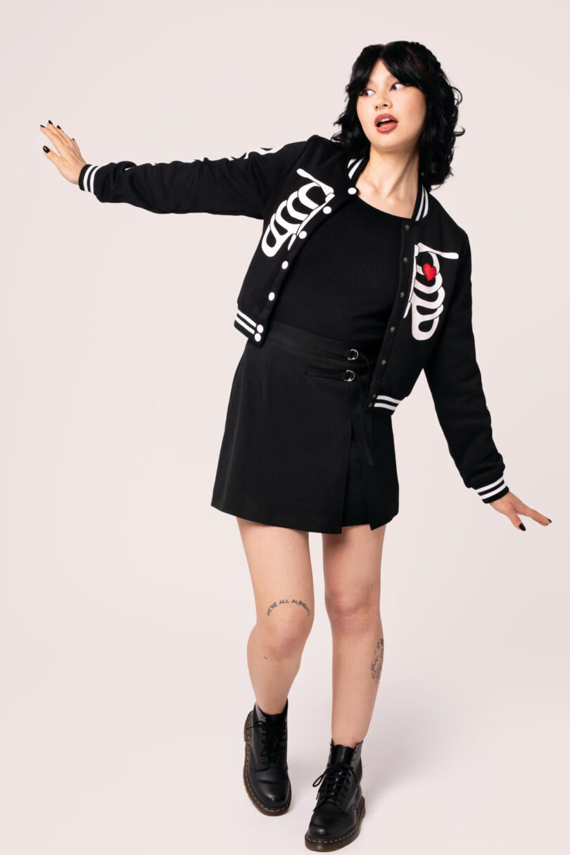 Skeleton Girl Jacket  Shop now at Kitty Darling