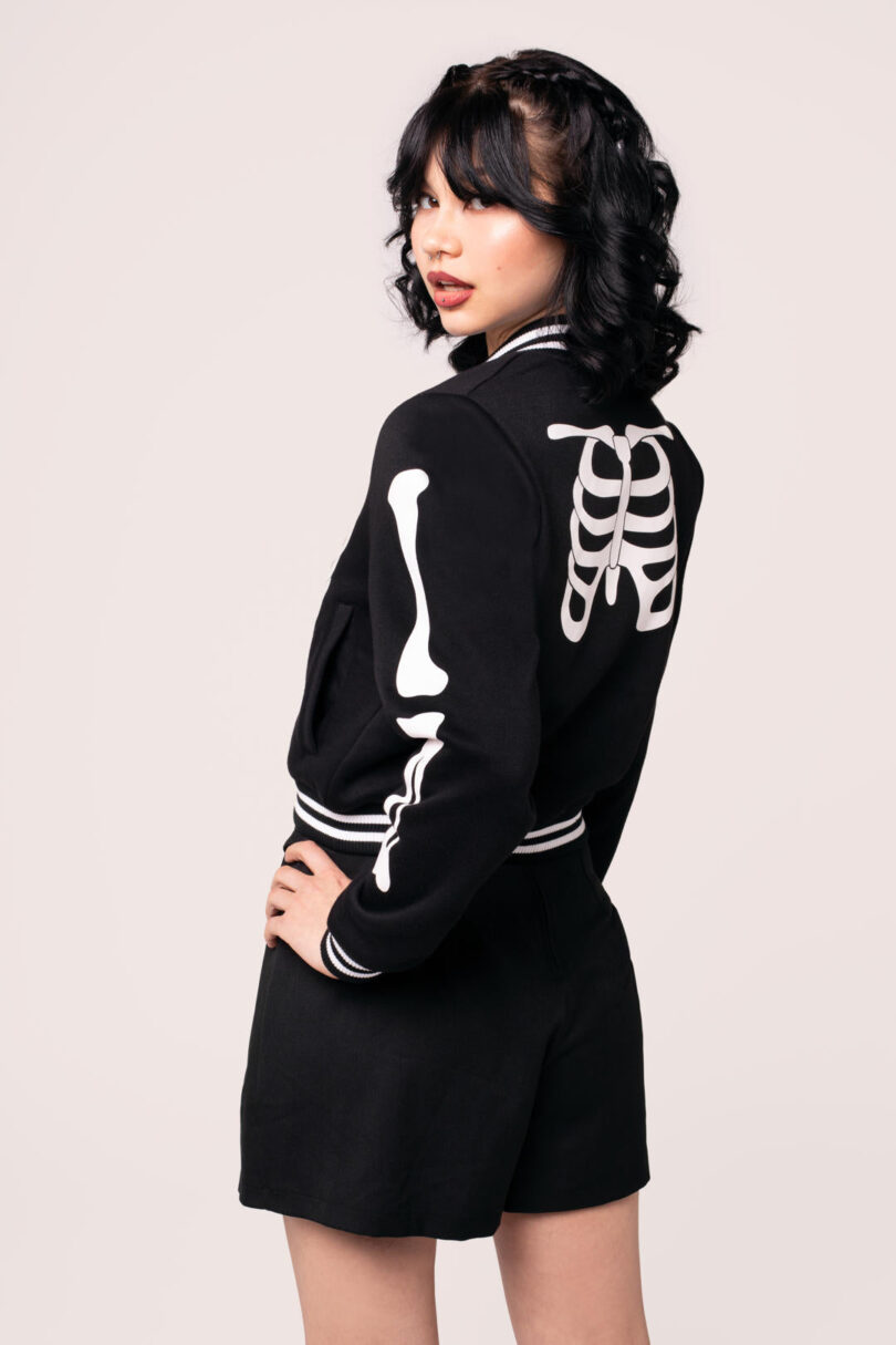 Skeleton Girl Jacket  Shop now at Kitty Darling