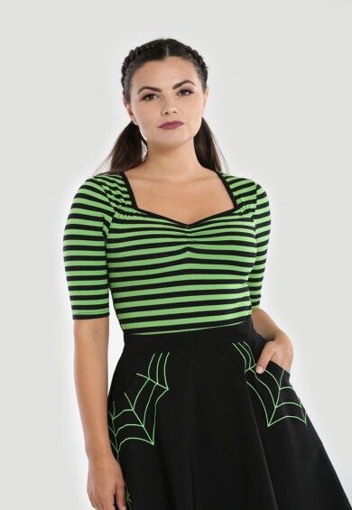 Warlock Top Green – Tops | Kitty Darling