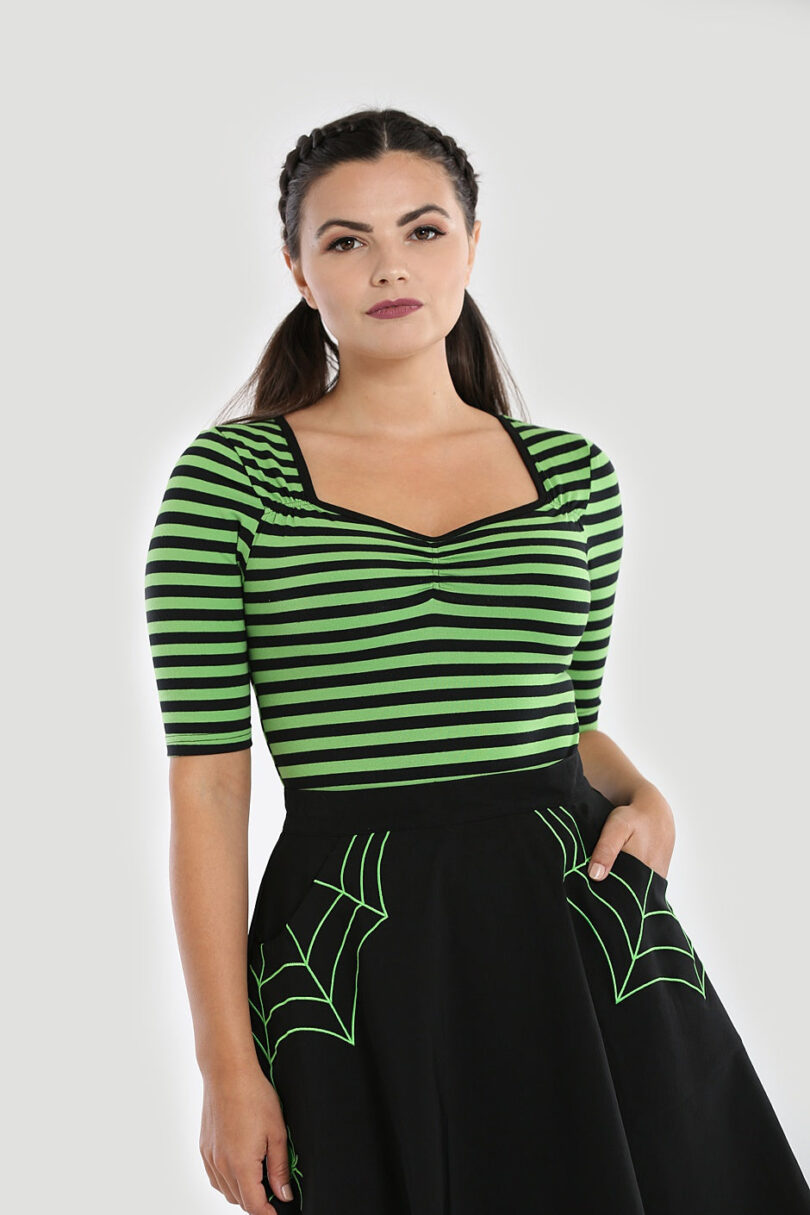 Warlock Top Green  Shop now at Kitty Darling