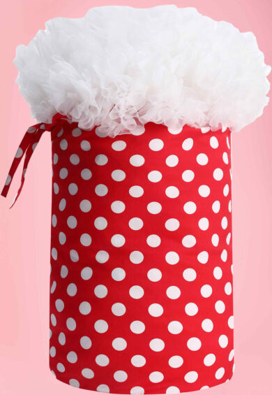 Petticoat String Tie Bag in Red with Large White Polka Dots – Petticoats & Pettipants | Kitty Darling