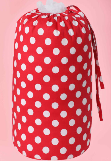 Petticoat String Tie Bag in Red with Large White Polka Dots – Petticoats & Pettipants | Kitty Darling