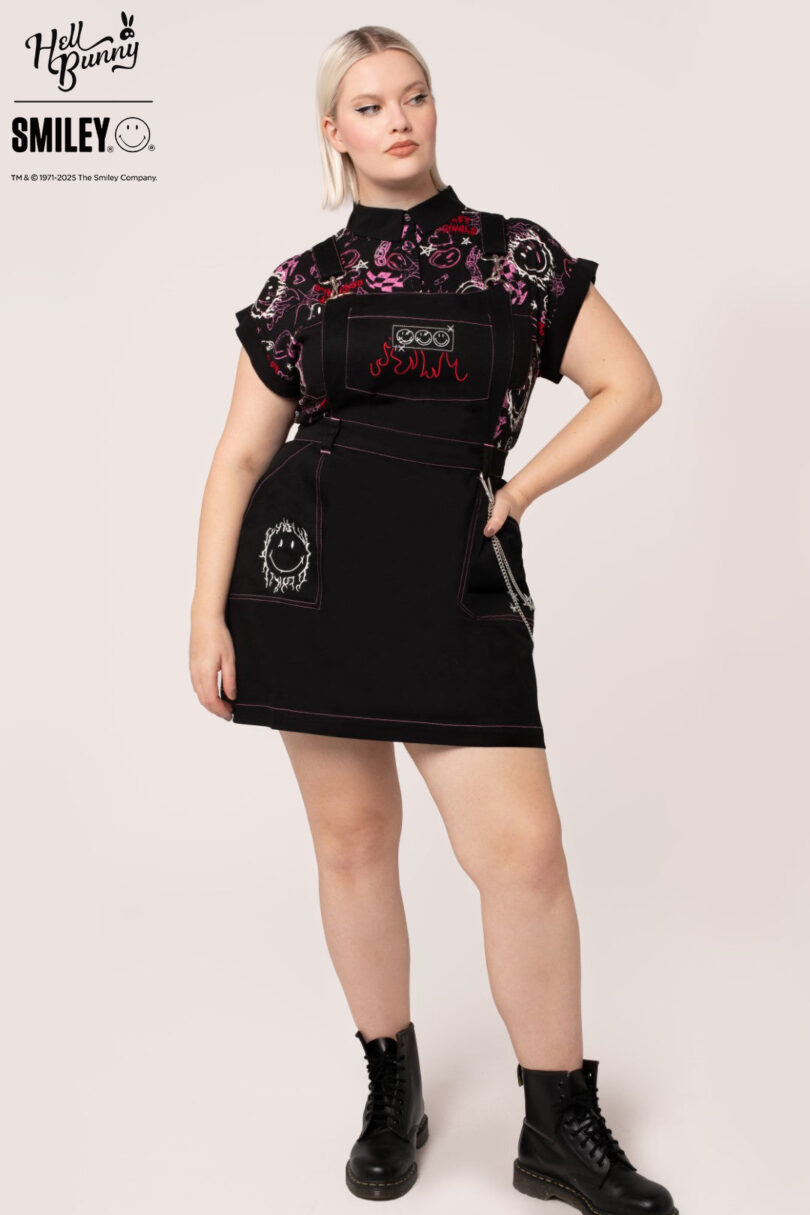 Dylan Pinafore Dress  Shop now at Kitty Darling