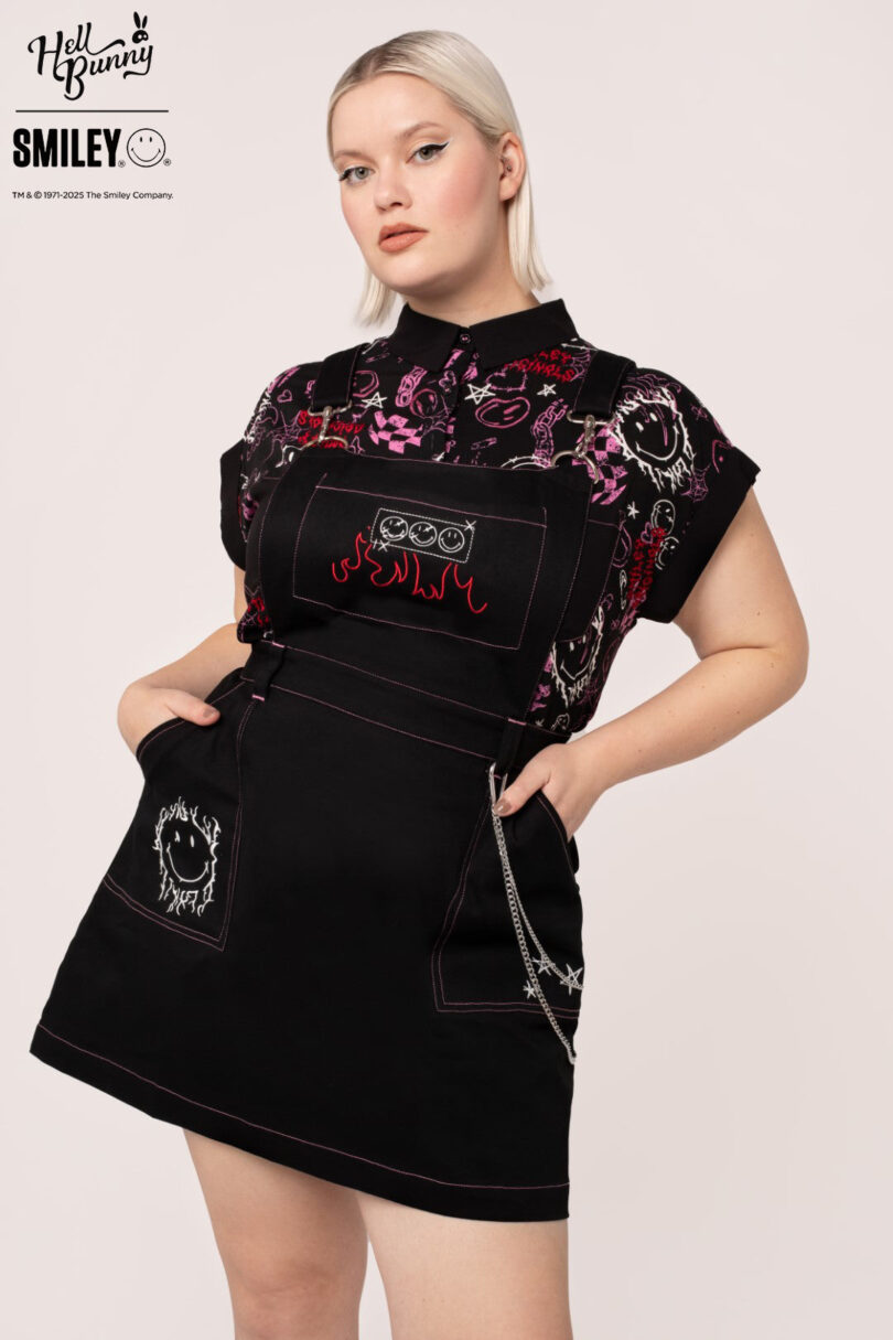 Dylan Pinafore Dress  Shop now at Kitty Darling