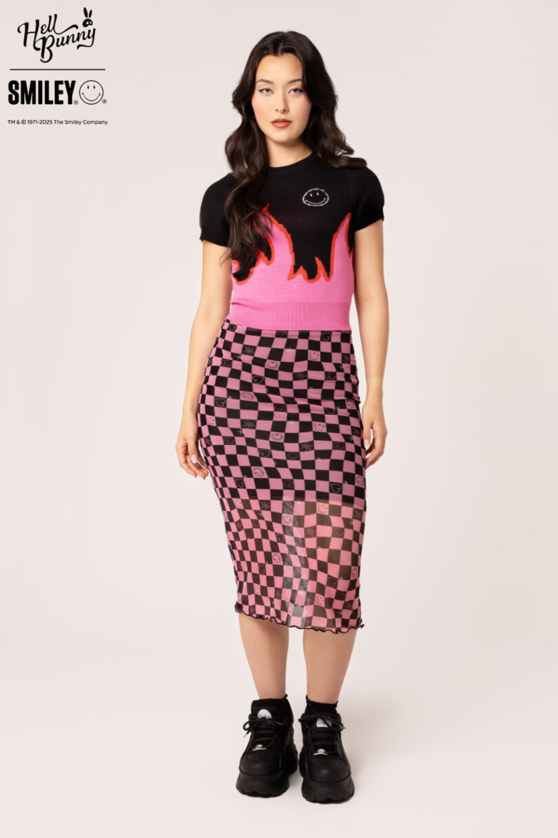 Distortion Skirt  Shop now at Kitty Darling