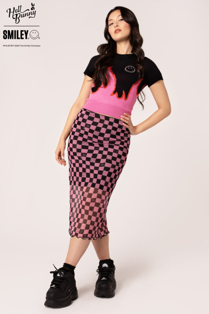 Distortion Skirt  Shop now at Kitty Darling
