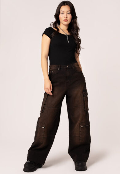 Cameron Jeans Brown – Trousers | Kitty Darling