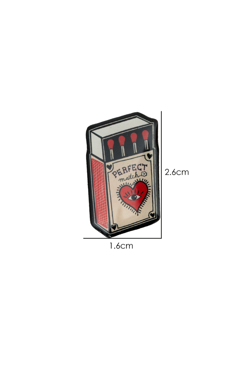 Match Box Pin  Shop now at Kitty Darling