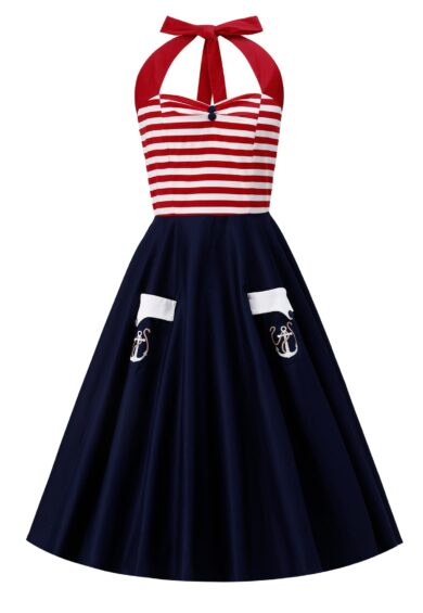 Daisy Nautical Charm Vintage Halter Dress – Uncategorised | Kitty Darling