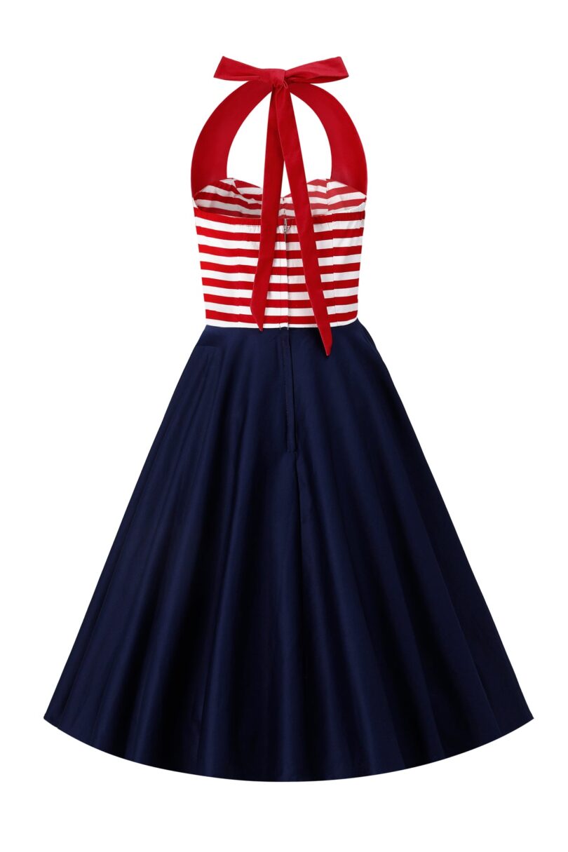 Daisy Nautical Charm Vintage Halter Dress  Shop now at Kitty Darling