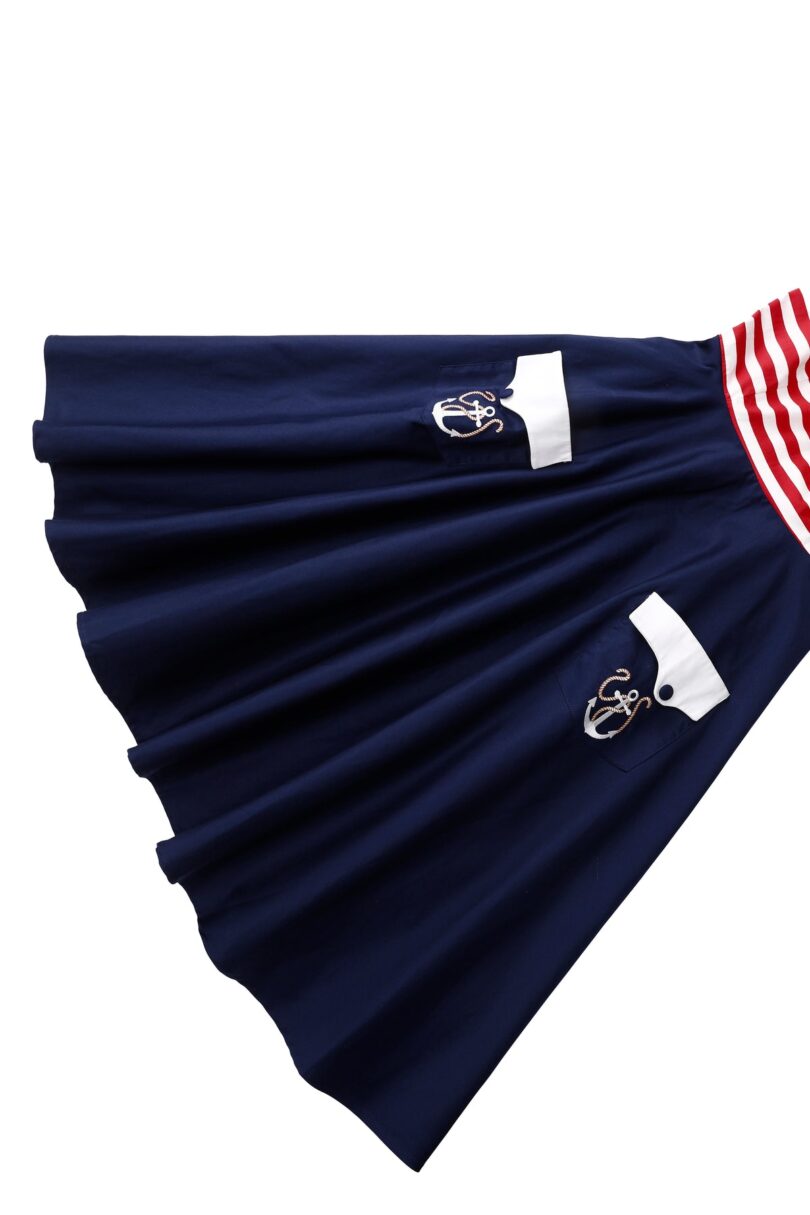 Daisy Nautical Charm Vintage Halter Dress  Shop now at Kitty Darling