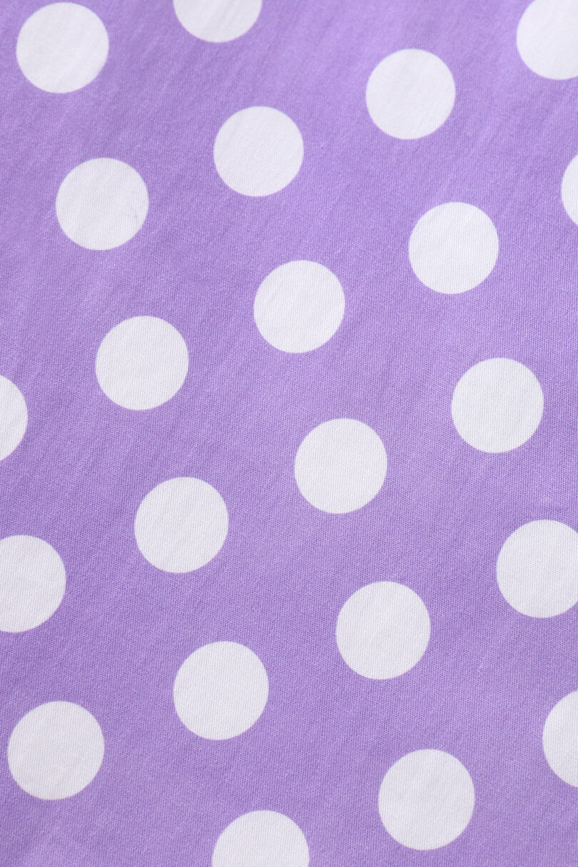 Penelope II Lilac Polka Dot Shirt Dress  Shop now at Kitty Darling