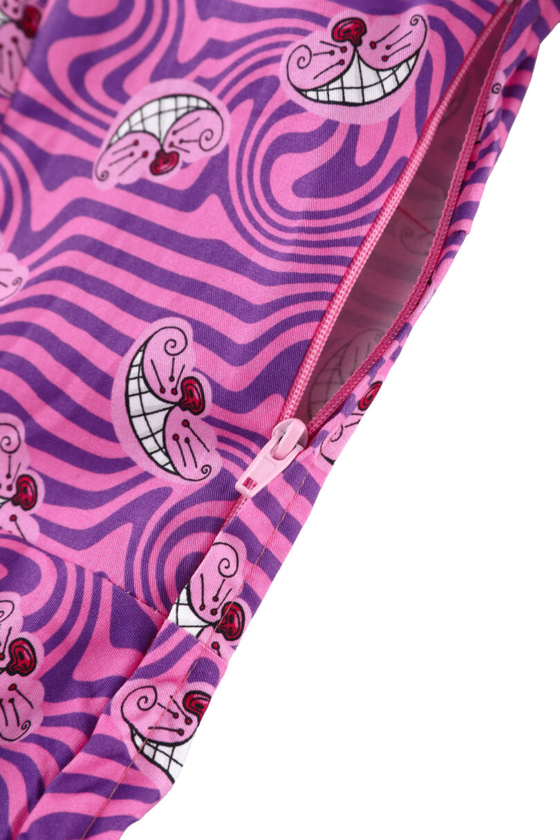 Penelope II Pink Cheshire Cat Shirt Dress  Shop now at Kitty Darling