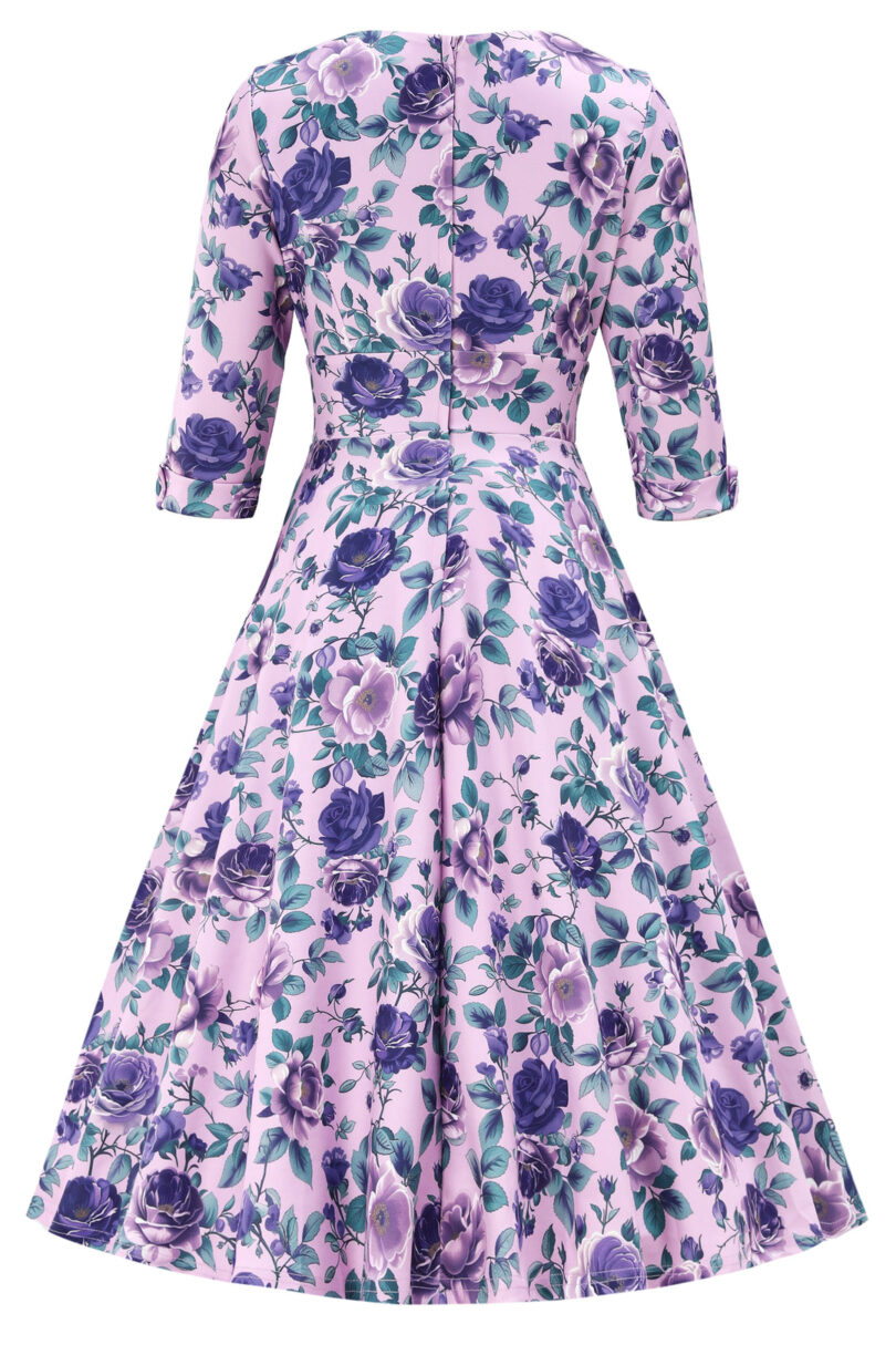 Scarlette Lilac Rose Midi Dress  Shop now at Kitty Darling