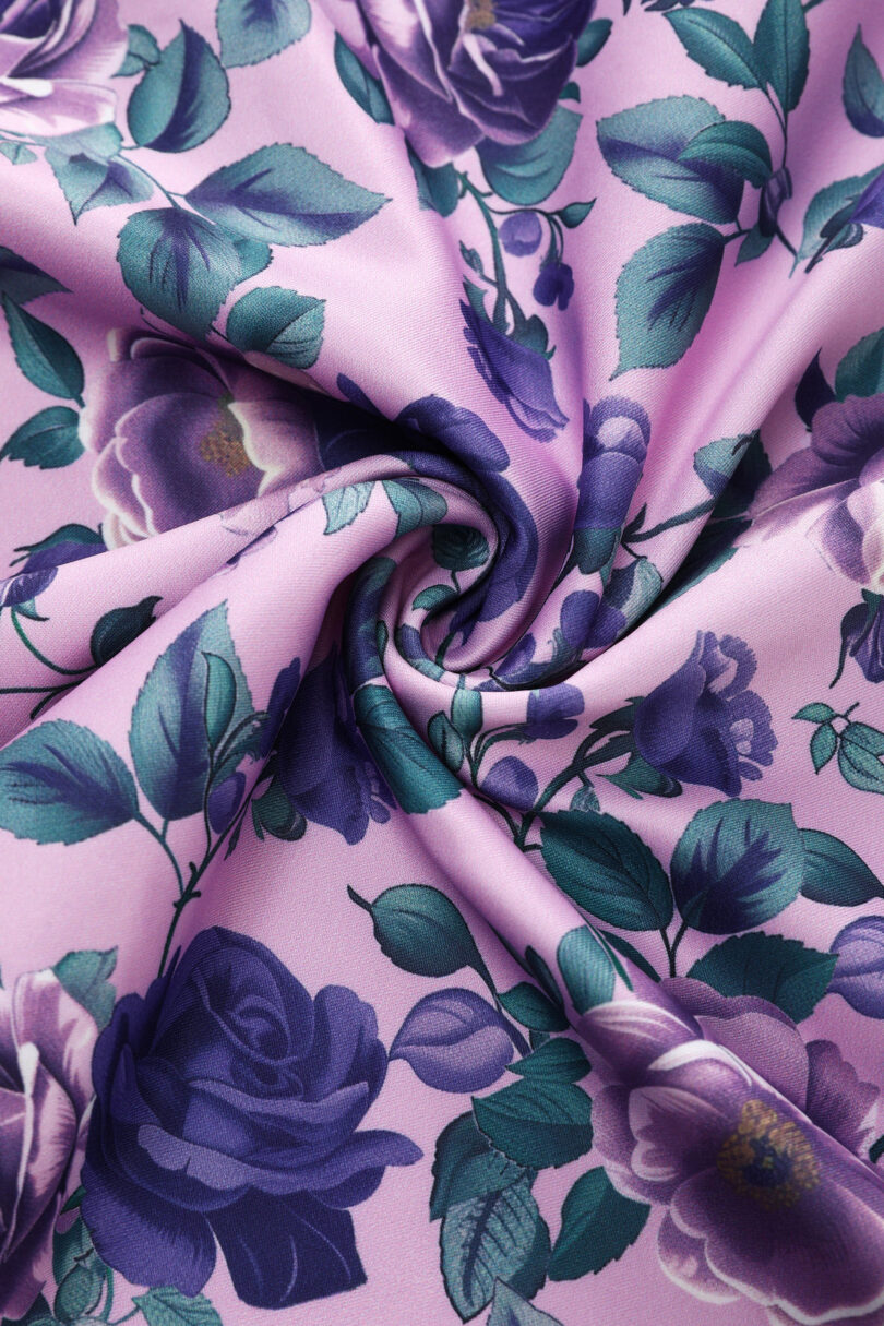 Scarlette Lilac Rose Midi Dress  Shop now at Kitty Darling