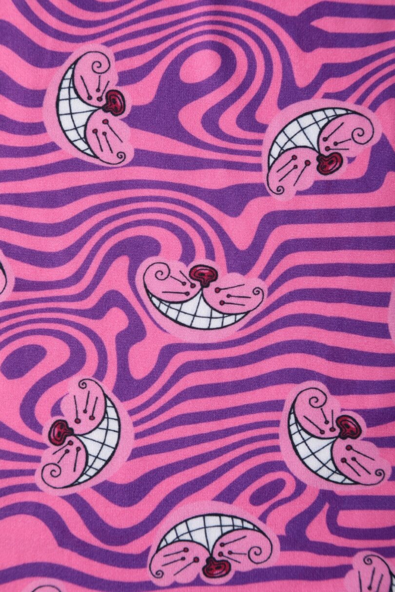Billie Cheshire Cat Smile Pink Long Sleeved Dress  Shop now at Kitty Darling