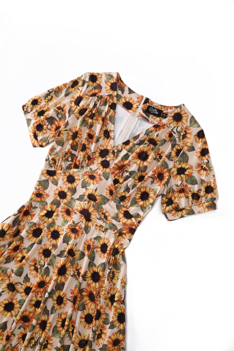 Julia Sunflower Midi Dress  Shop now at Kitty Darling