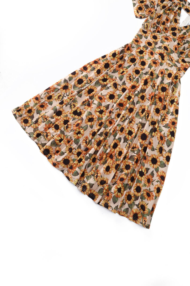 Julia Sunflower Midi Dress  Shop now at Kitty Darling