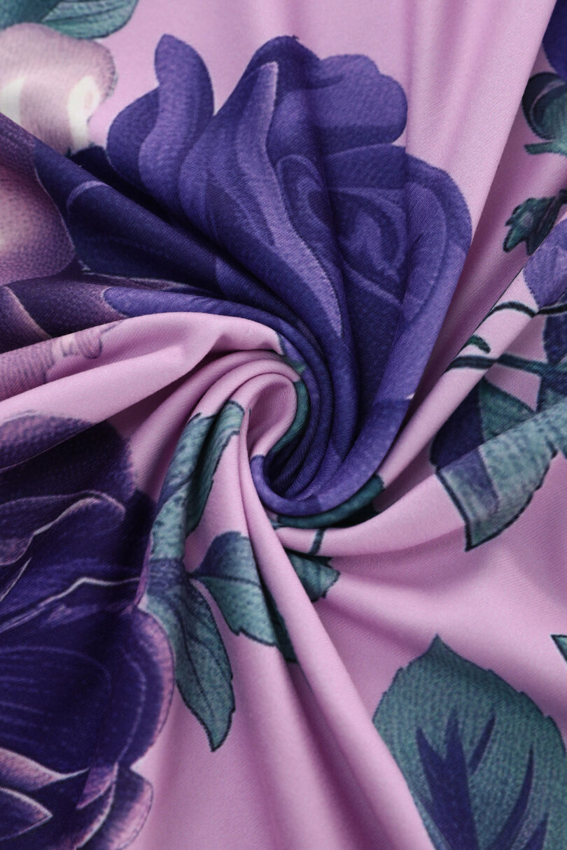 Julia Purple Rose Off Shoulder Midi Dress  Shop now at Kitty Darling